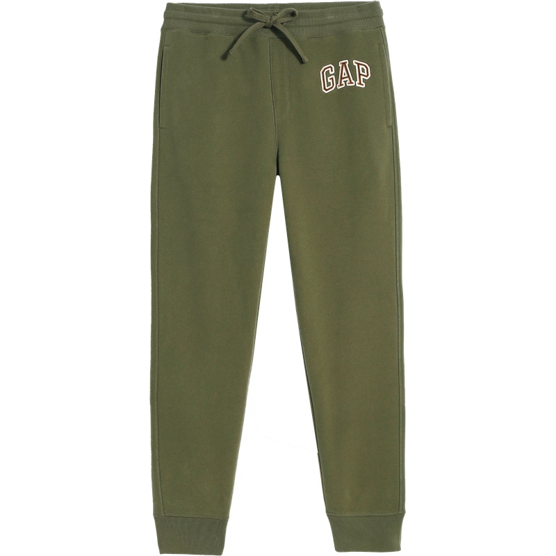 Gap男女同款碳素软磨卫裤抓绒保暖裤618882 秋冬新款LOGO裤子