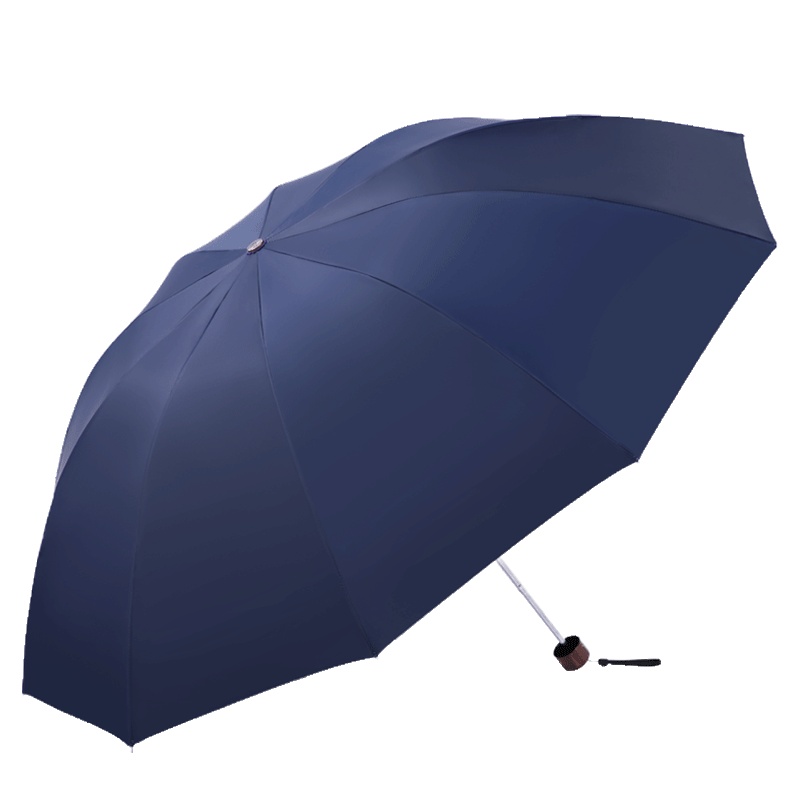 天堂伞超大雨伞折叠抗风晴雨两用纯色银胶防紫外线防晒遮阳伞定制广告伞印刷LOGO