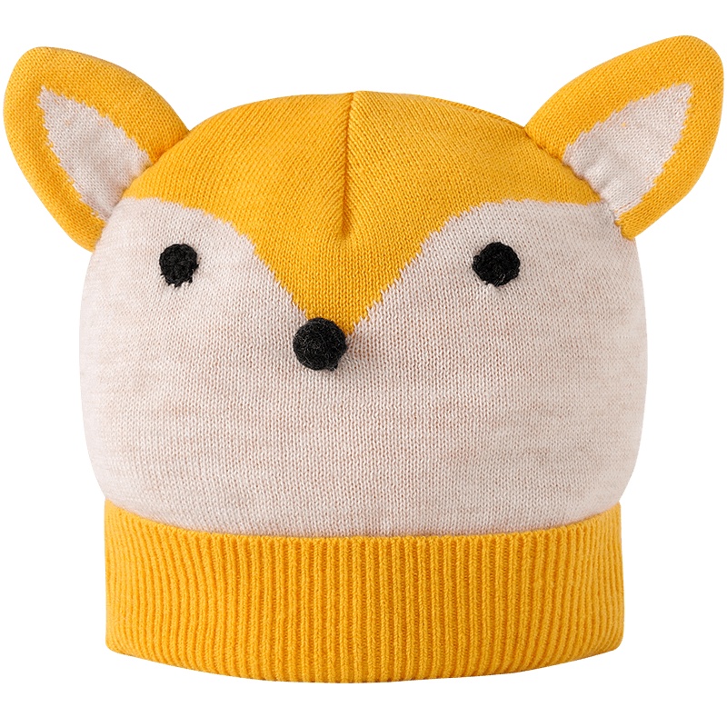 英氏婴儿帽子男女宝宝针织毛线帽圆帽YRPHJ30078A01 2020新款秋装