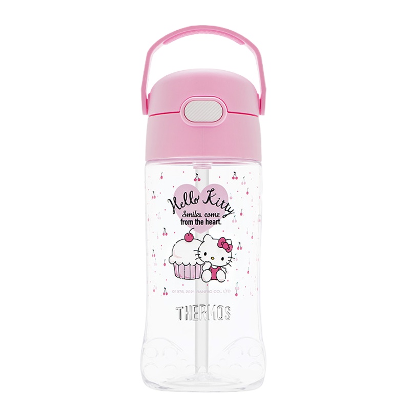 膳魔师(thermos)塑料杯TCSQ-450朱一龙同款膳魔师Hello Kitty小女神系列吸管随手杯