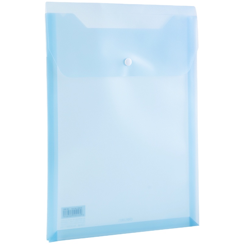 得力(deli)8300按扣式A4文件袋 颜色随机 1只价格