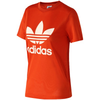 【自营】adidas阿迪达斯三叶草女装运动休闲大LOGO短袖T恤DU9859