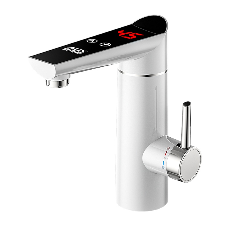 奥克斯(AUX)即热式电热水龙头厨房小厨宝下进水款数码温显变频恒温 WT2X3白色