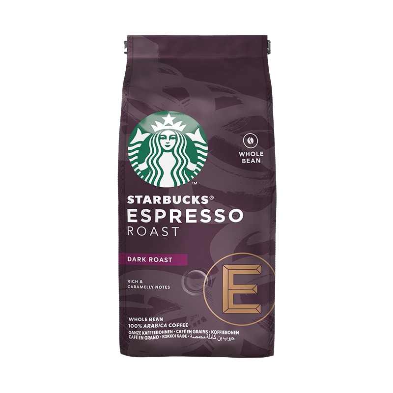 星巴克咖啡豆阿拉比卡进口烘焙咖啡200克装浓缩深度咖啡豆 1袋