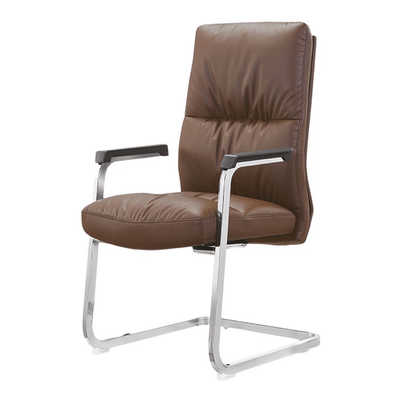 卓澳(ZHUOAO)电脑椅办公椅家用弓形脚会议椅办公椅子皮椅