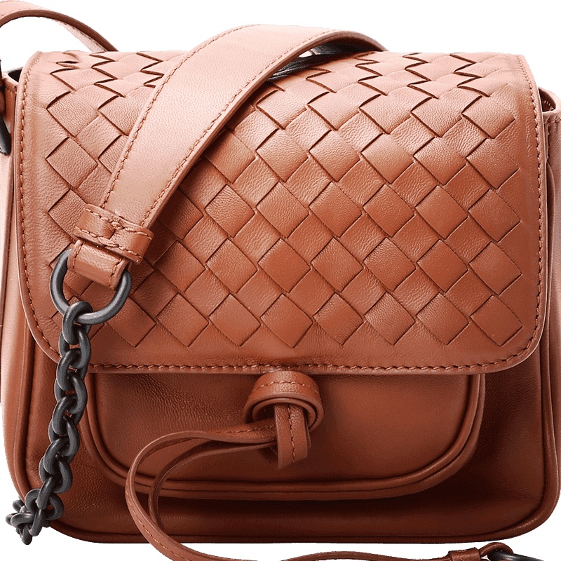 Bottega Veneta/葆蝶家 女包编织绳结流苏斜挎链条小包 444960