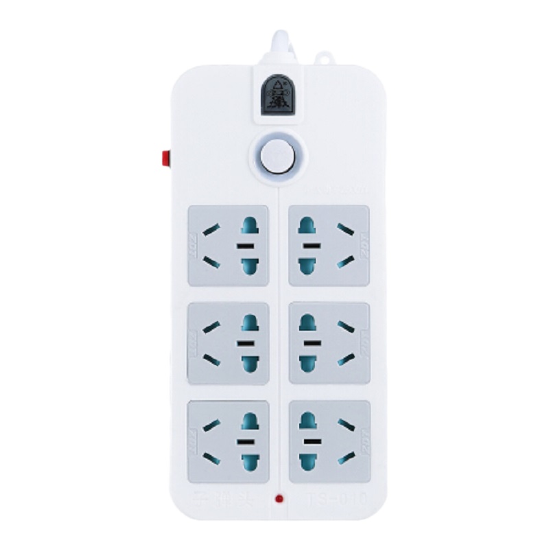 ZIDANTOU-TS-010 6位 10米 儿童保护门 电源插座/插排/插线板/接线板/拖线板/插板