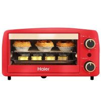 海尔(Haier) K-10M2R 电烤箱 10L容量 小巧外观 匀火恒温 家用烤箱
