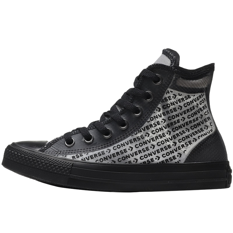 CONVERSE男鞋女鞋板鞋新款果冻镭射透明高帮街头休闲运动鞋165668C