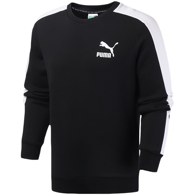 PUMA彪马男装运动服圆领卫衣休闲长袖套头衫595913