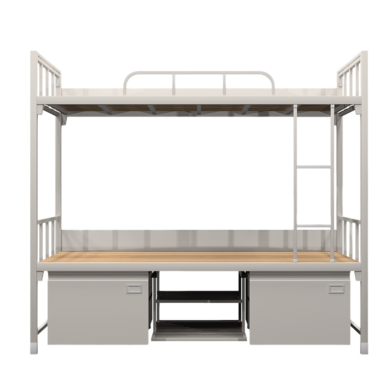 洛伊丽 制式营具双层床部队制式营具士兵宿舍床战士用铁架床铁艺高低床营房钢制双层床单人单层床 制式单层床(加厚环保款)