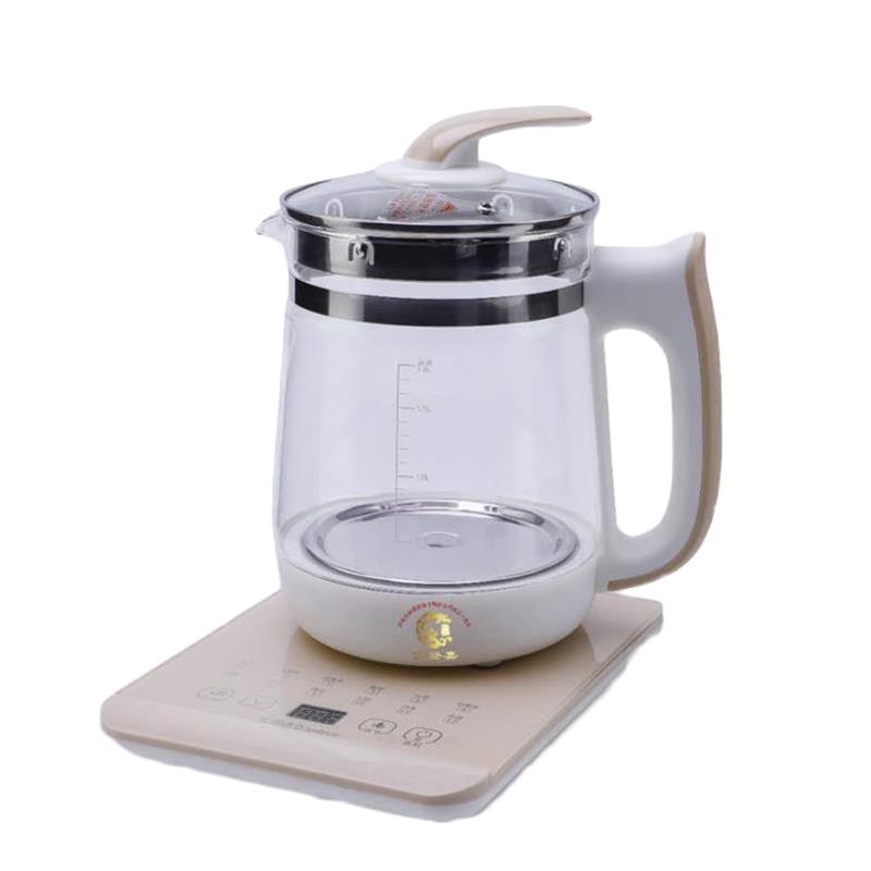 荣事达养生壶全自动加厚玻璃多功能煮茶器电热烧水壶花茶煎药1.8L YSH8033