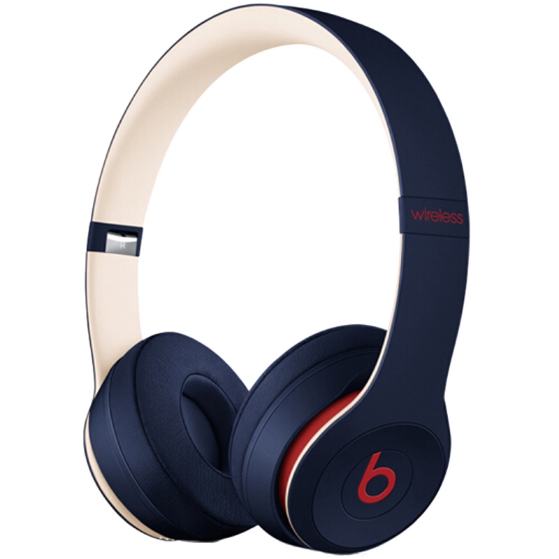 Beats Solo3 Wireless 头戴式无线蓝牙耳机音乐耳机 学院蓝