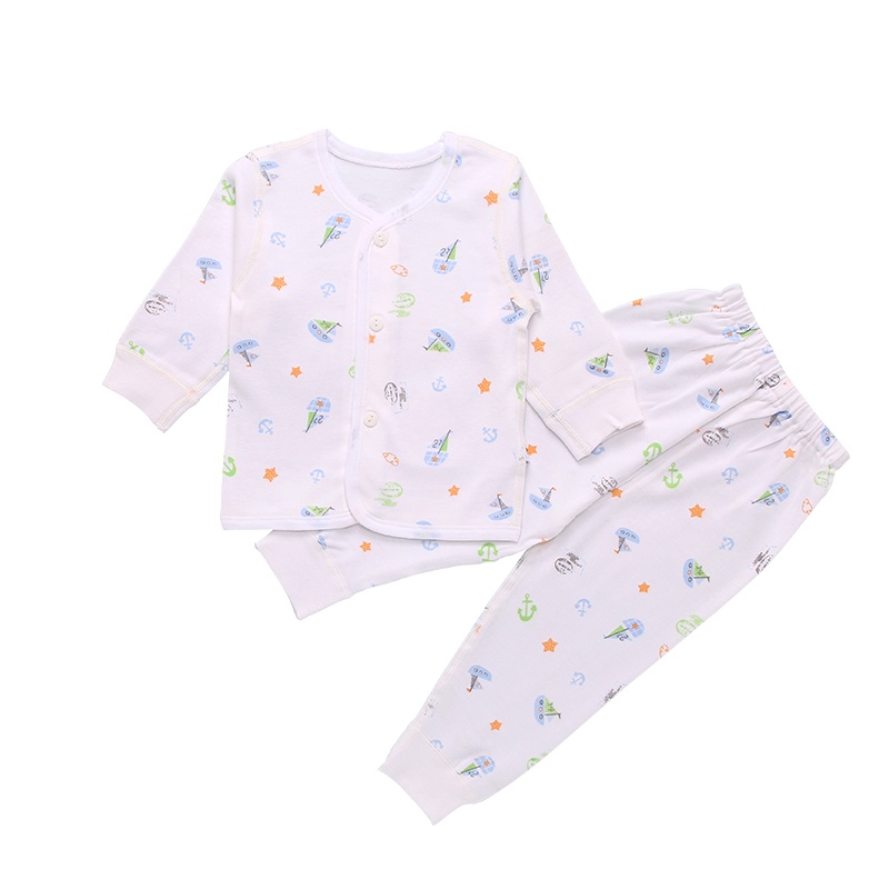 小马波迪婴儿内衣套装纯棉秋冬宝宝秋衣秋裤全棉分体新生儿棉毛衫幼儿春秋