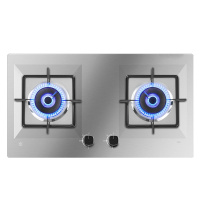 樱花(SAKURA)燃气灶 4.8KW火力灶具 台嵌两用 双眼灶 一级能效 童锁保护 煤气灶JZY-ADG05液化气