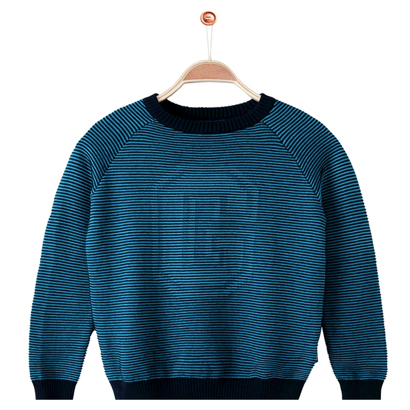 铅笔俱乐部童装2019秋冬新款男童圆领毛衣中大童毛衫儿童长袖毛衣