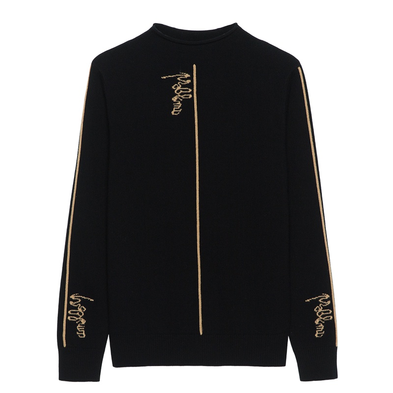 恒源祥100%纯羊毛衫女士半高领毛衣中青年女装上衣套头衫