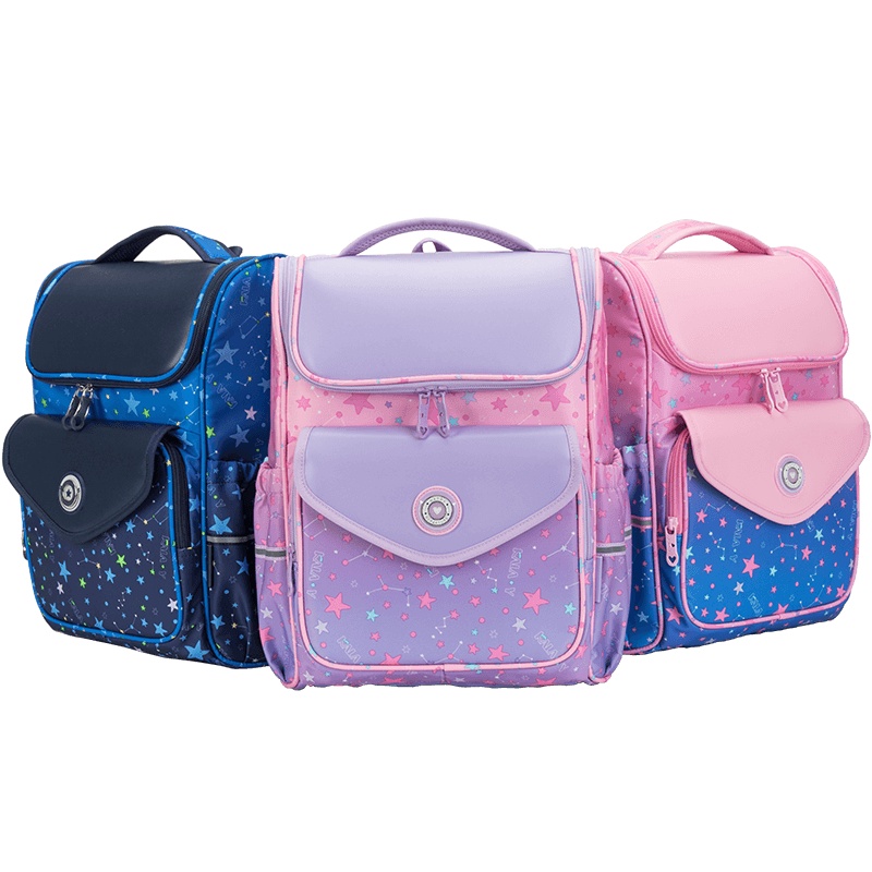 卡拉羊2代小学生1-4-6年级时尚抑菌背包护脊减负书包防水双肩包潮