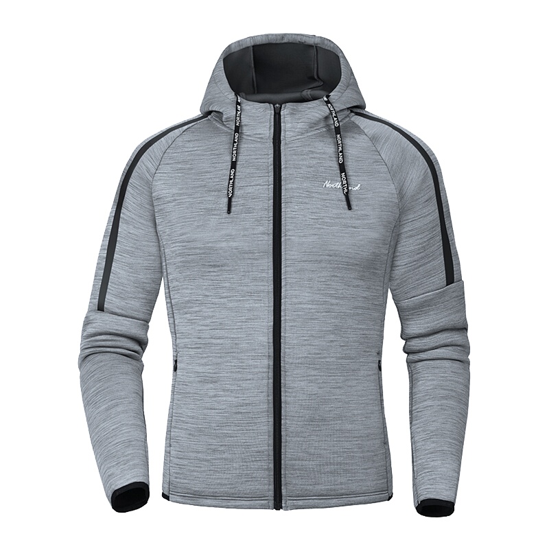 诺诗兰(NORTHLAND)户外休闲衣户外秋冬男女情侣款防风保暖弹力运动花灰绒外套GL065707/GL062708