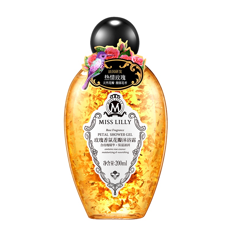 蜜斯莉玫瑰香氛花瓣沐浴露200ml
