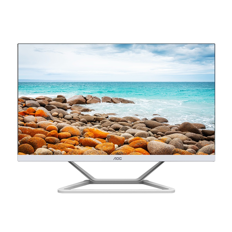 AOC AIO922 23.8英寸高清办公家用十代i5一体机电脑WiFi蓝牙3年质保(10400 8G 512G固态)