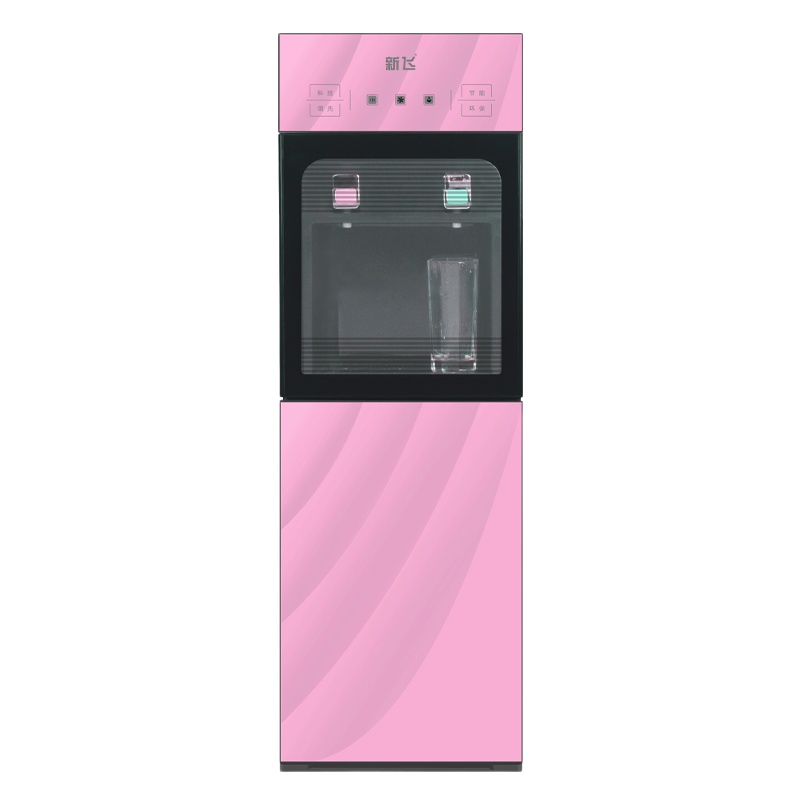 新飞 饮水机 YR-5-X 玫瑰金 XF-305 温热家用型 自动新款双门立式自营饮水机小型茶吧饮用桶装水