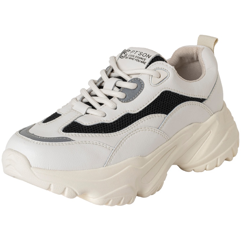 百田森2020春季商场同款老爹智熏鞋时尚运动休闲鞋女