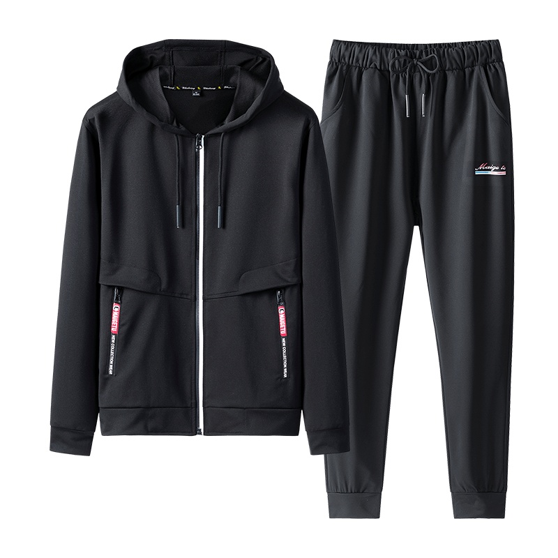 稻草人(Mexican)男士卫衣春秋季韩版运动休闲套装帅气学生圆领长袖两件套潮