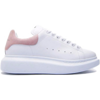 [正品保证]早春新款MCQ 麦昆小白鞋 亚历山大麦昆女鞋经典裸粉尾麂皮休闲运动鞋