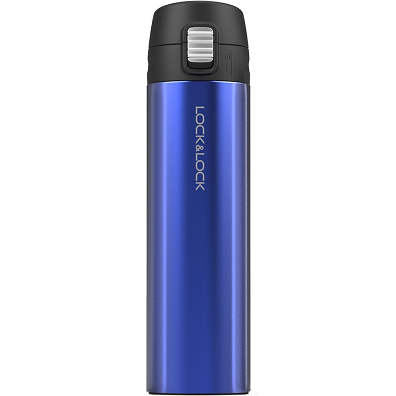 乐扣乐扣(lock&lock)缤纷弹跳盖保温杯LHC3222BLU 304不锈钢(390ml)蓝色
