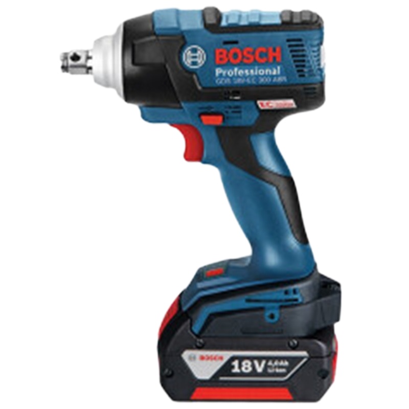博世 锂电充电式冲击扳手机 GDS 18V-EC 300 ABR