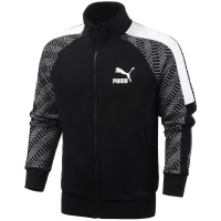 PUMA彪马男装T7立领运动休闲针织外套夹克595956