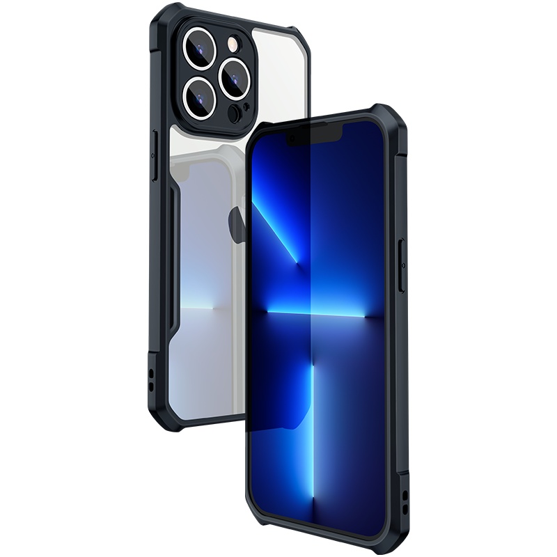 讯迪苹果13手机壳iphone13promax新款11手机套por全包防摔气囊12pro max保护壳透明耐脏硅胶min