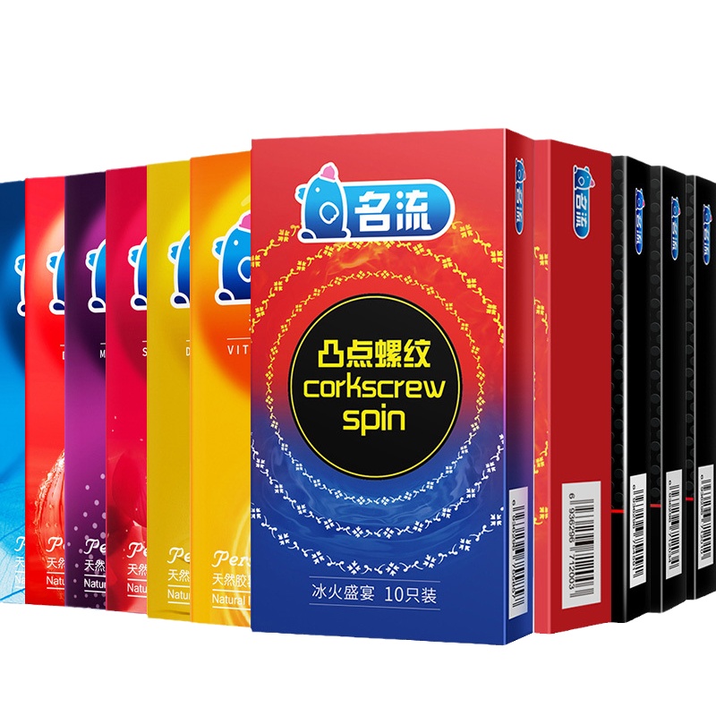 名流(Personage)避孕套110只装 超薄0.01凸点大颗粒持久安全套螺纹狼牙套组合套装男女用夫妻成人计生情趣用品