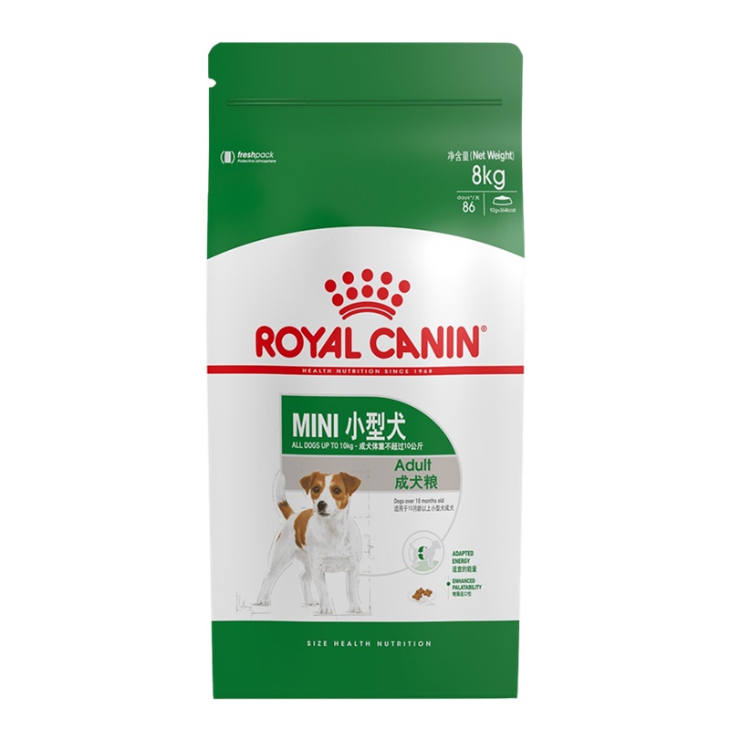ROYAL CANIN 皇家狗粮 PR27小型犬成犬狗粮 10月龄以上 全价粮 8kg 贵宾泰迪比熊雪纳瑞 健康被毛 增