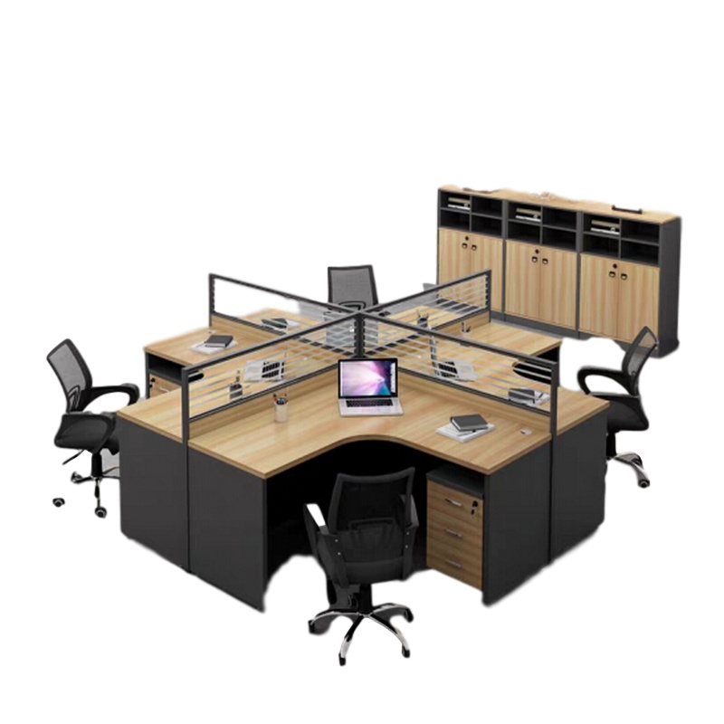 逐鹿中原办公桌屏风办公桌职员桌工作位员工桌TY1026六人位屏风办公桌