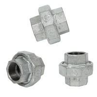 建支 国标热镀锌油任/活接头/丝扣活接 玛钢 1.5寸DN40 5个