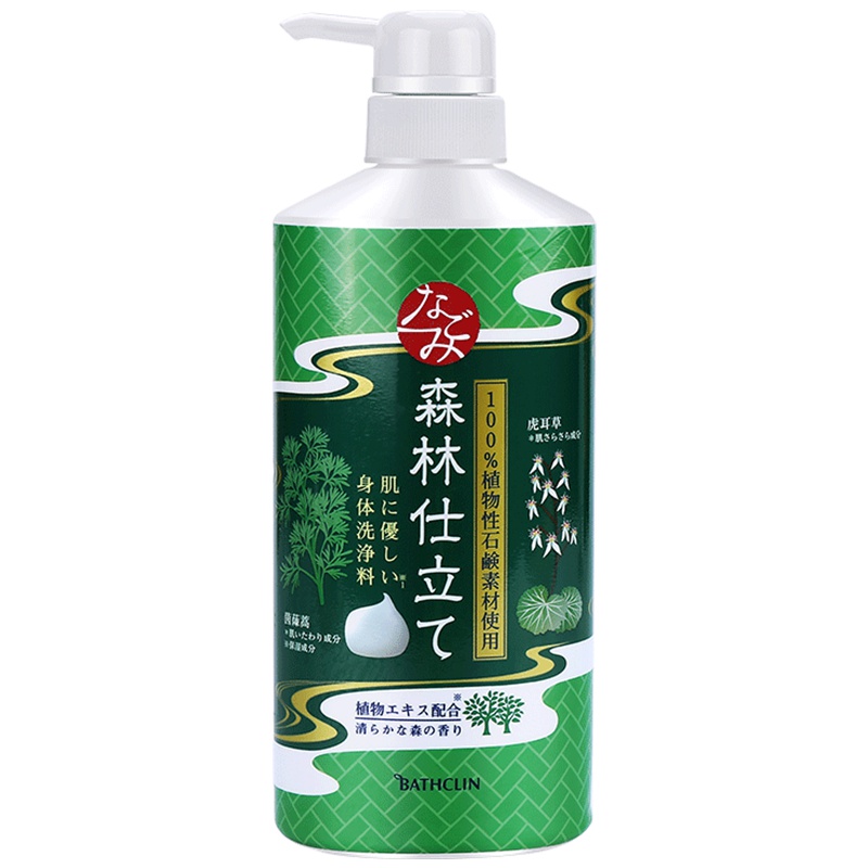 巴斯克林 舒和草本沐浴露 森林自然香型 600ml