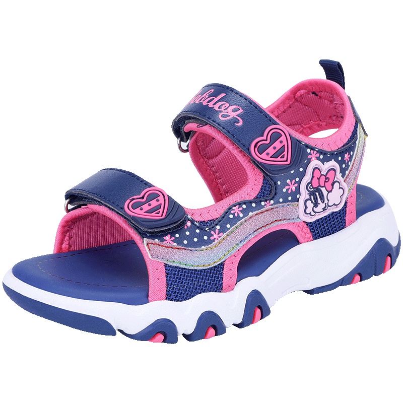 巴布豆童鞋夏天鞋子女童凉鞋2019软底时尚公主鞋沙滩鞋