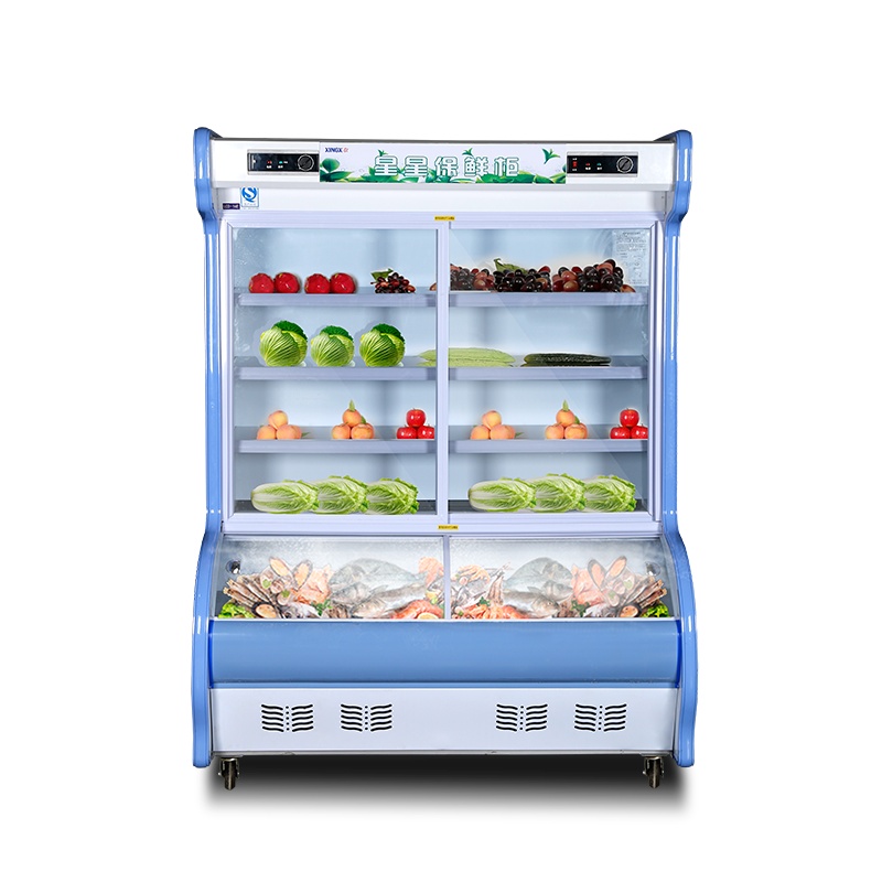 星星(XINGX) 501升 点菜柜 冰柜 冷柜 冷藏柜 展示柜 多门 商用冷柜 机械控温 麻辣烫柜 LCD-12E