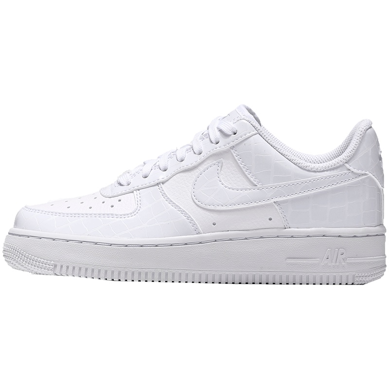 【自营】NIKE耐克女鞋板鞋AIR FROCE 1空军一号低帮运动鞋AO2132 AO2132-100白+白+白