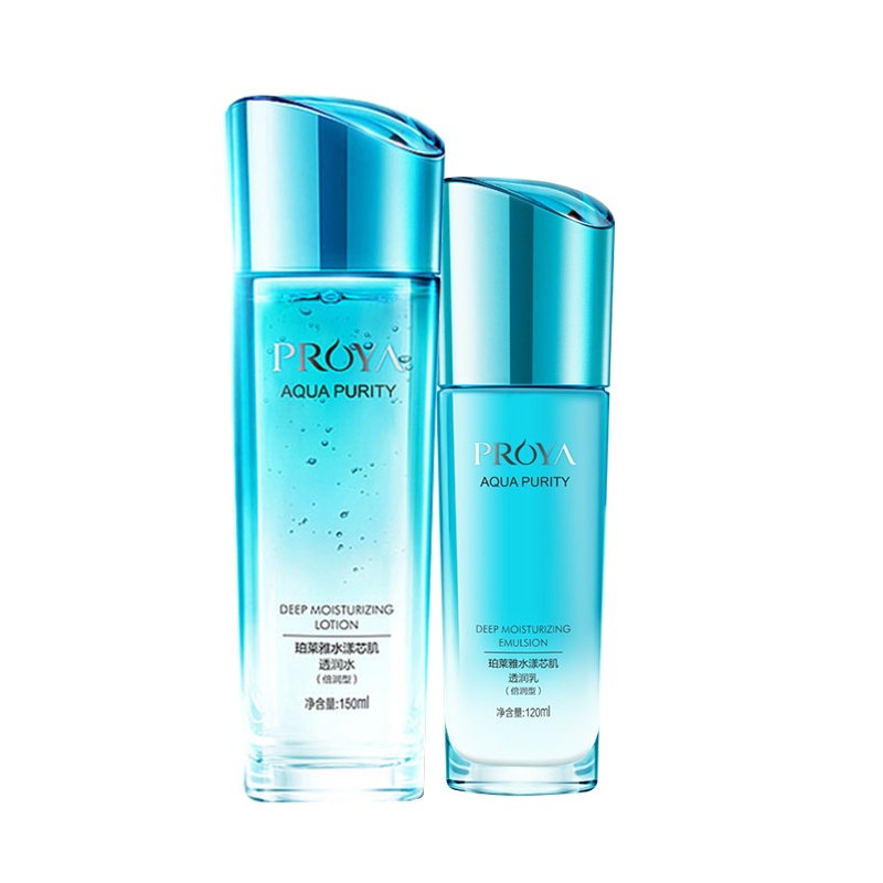 珀莱雅(PROYA)水漾芯肌透润套装#倍润型(透润水150ml+透润乳120ml)补水保湿温和亲肤稳定舒缓