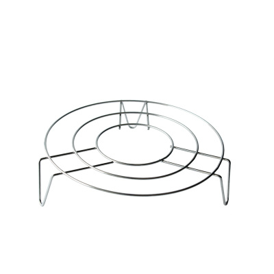 番易 蒸架隔水家用不锈钢电饭锅高压锅三脚高脚蒸菜馒头蒸笼架子