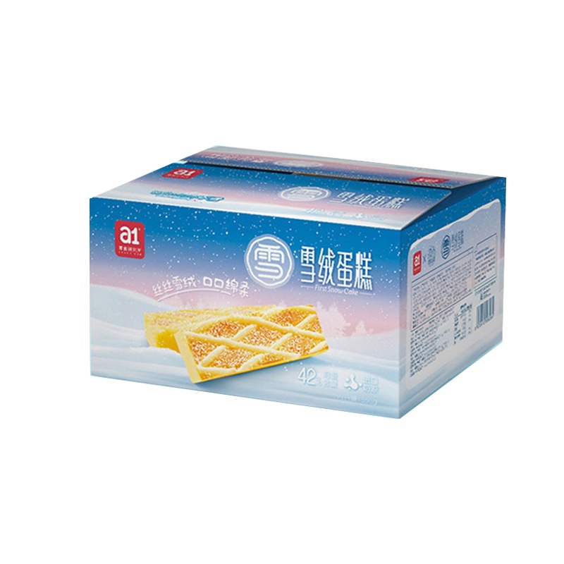 a1雪绒蛋糕550g*2箱椰丝面包