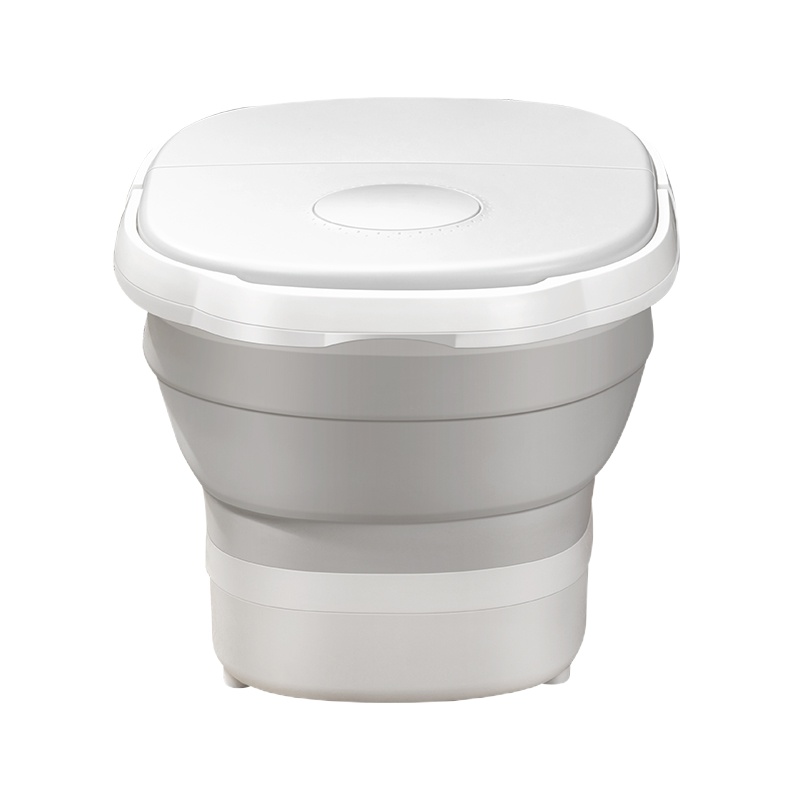 妙绝伦(MIAOJUELUN)可折叠泡脚家用洗脚按摩足浴盆加热神器小型