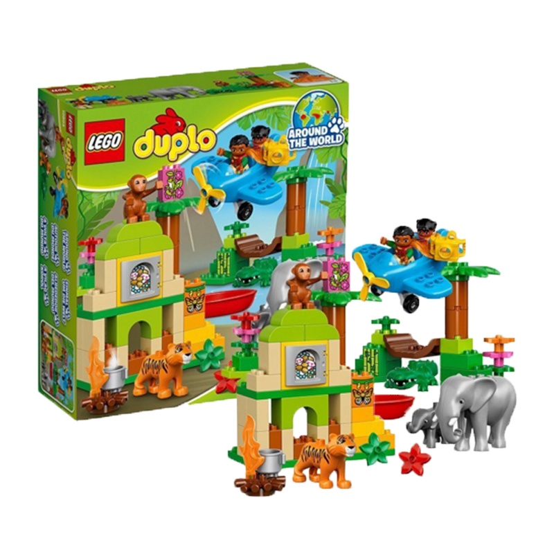 乐高(LEGO)Duplo得宝系列 森林动物 积木玩具 10804 2-5岁 塑料材质 86块