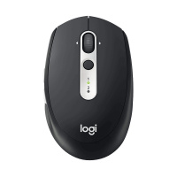 罗技(Logitech) M585无线轻音蓝牙鼠标FLOW跨屏传输多设备双模式连接台式机笔记本商务办公家用 黑色