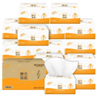 清风 抽纸 原木纯品系列 3层130抽24包 餐巾纸 擦手纸 面巾纸