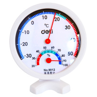 得力(deli)9012室内温湿度计(白)(只)