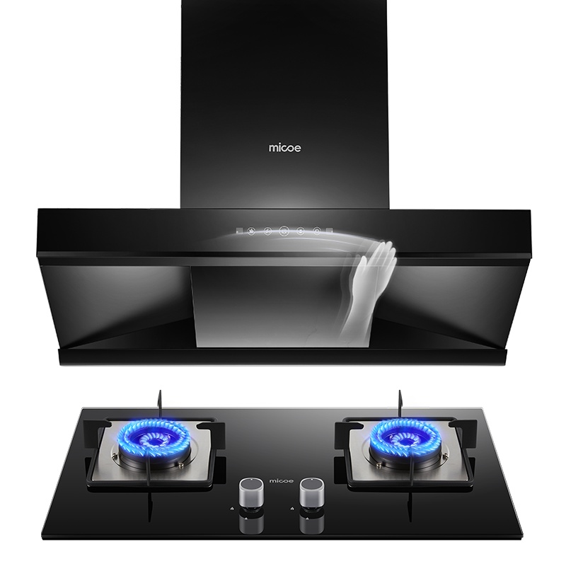 四季沐歌(micoe)M3K23烟灶套餐油烟机灶具套餐22立方侧吸油式单烟机炉灶燃气灶煤气灶厨电抽油烟机灶具套装液化气